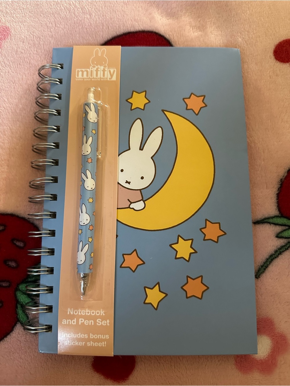 Miffy Notebook and Pen Set - Blue